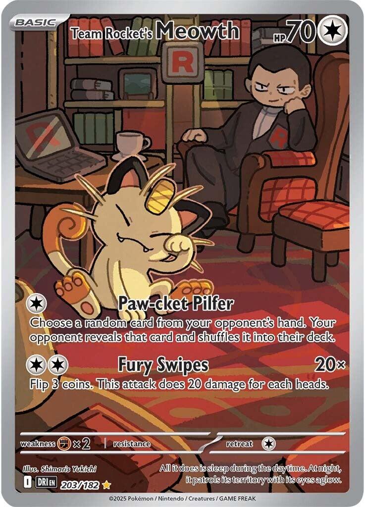 Team Rocket's Meowth Destined Rivals | Pokmon | CardTrader Team Rocket's Meowth Destined Rivals | Pokmon | CardTrader