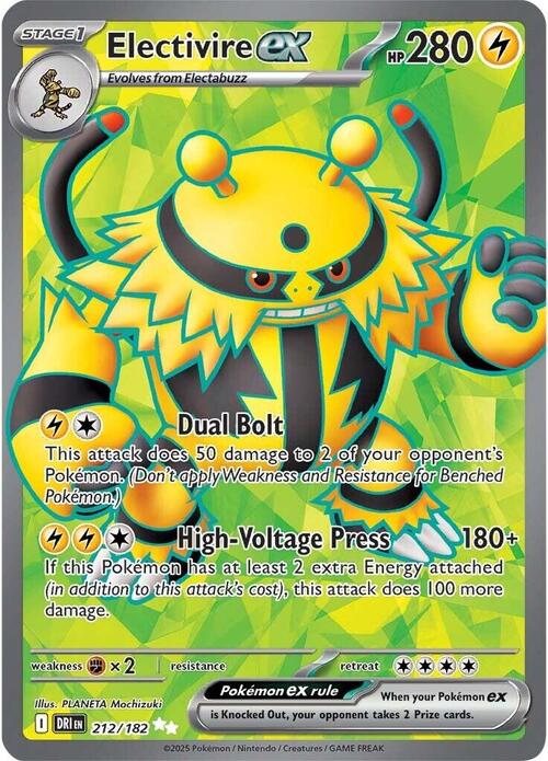 Electivire ex Card Front