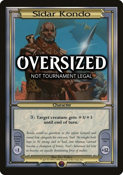 Sidar Kondo Card Front