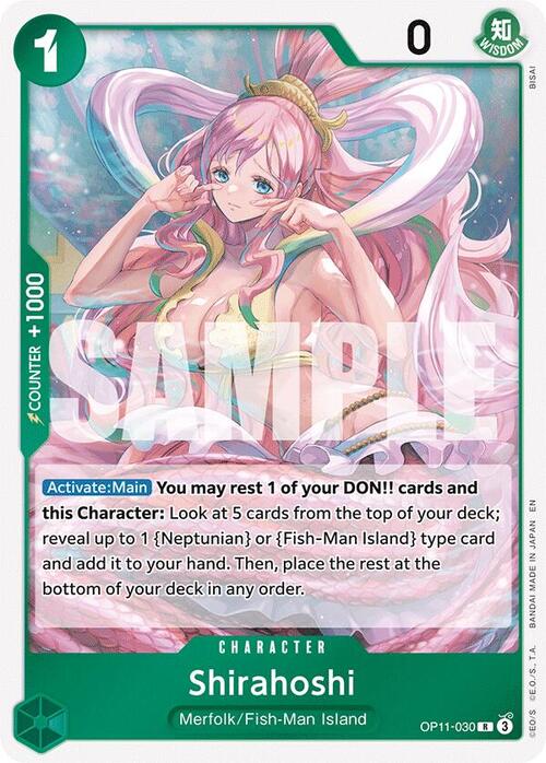 Shirahoshi Card Front