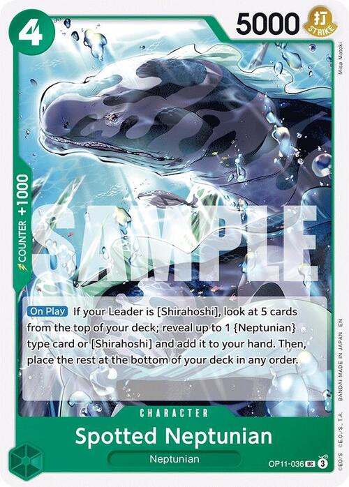 Spotted Neptunian Card Front