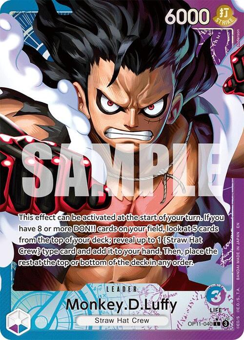 Monkey.D.Luffy Card Front