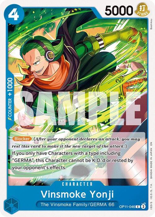 Vinsmoke Yonji Card Front