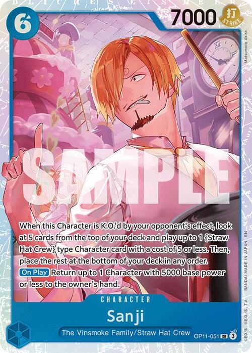 Sanji Card Front