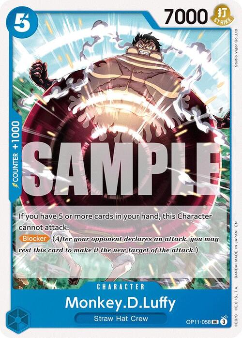 Monkey.D.Luffy Card Front