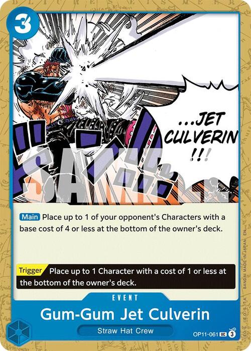 Gum-Gum Jet Culverin Card Front