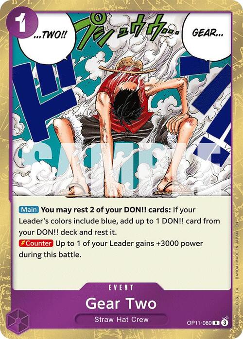 Gear Two Card Front