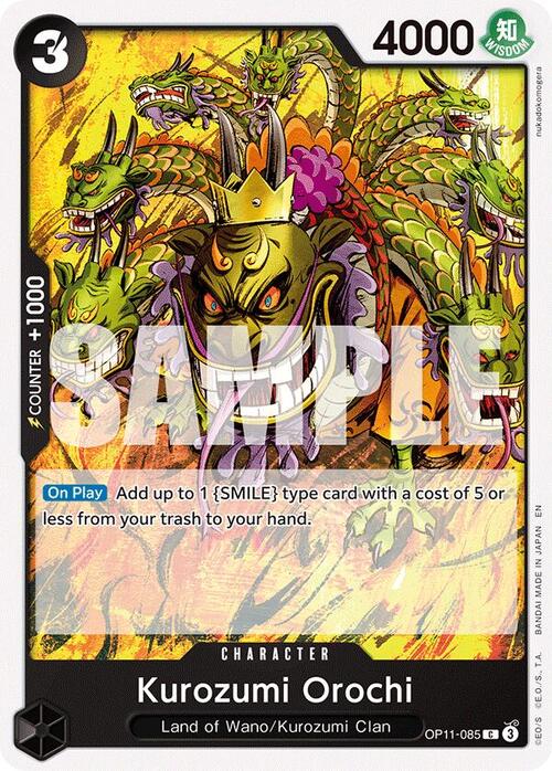 Kurozumi Orochi Card Front