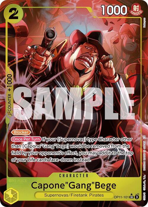 Capone"Gang"Bege Card Front