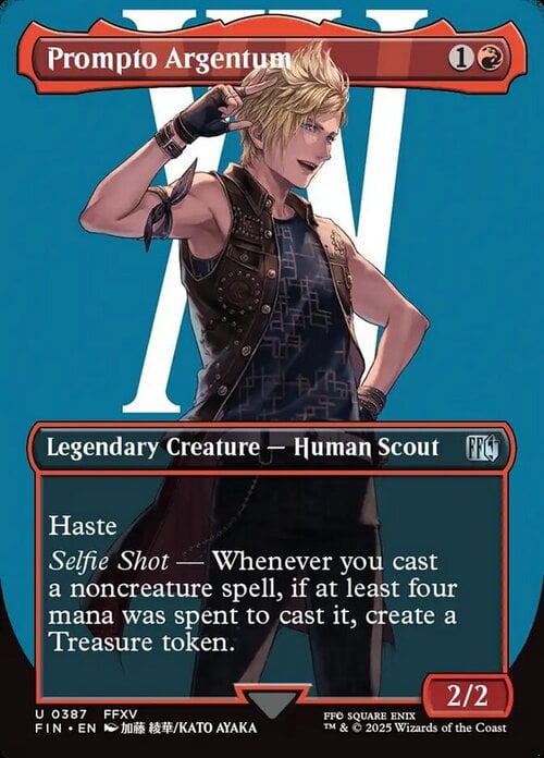 Prompto Argentum Card Front