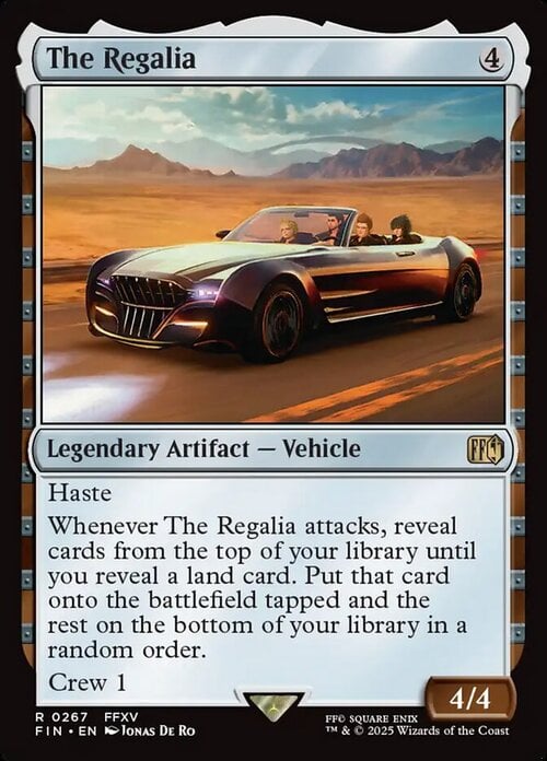 The Regalia Card Front