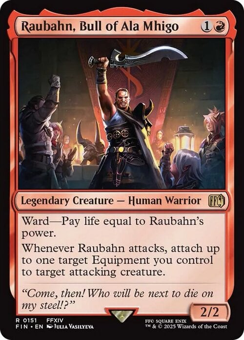 Raubahn, Bull of Ala Mhigo Card Front
