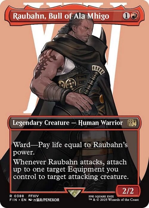 Raubahn, Bull of Ala Mhigo Card Front