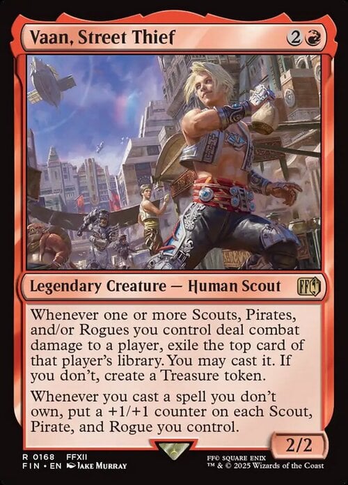 Vaan, Street Thief Card Front