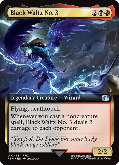 Black Waltz No. 3 Card Front