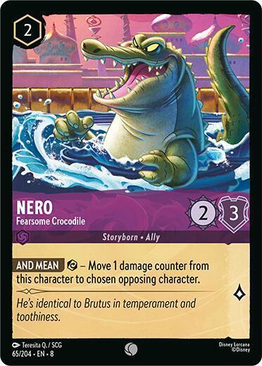 Nero - Fearsome Crocodile Card Front