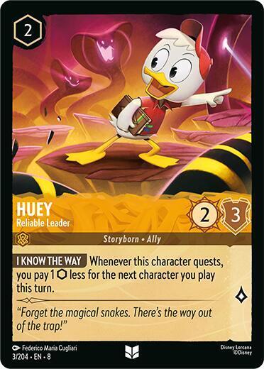 Huey - Reliable Leader Card Front
