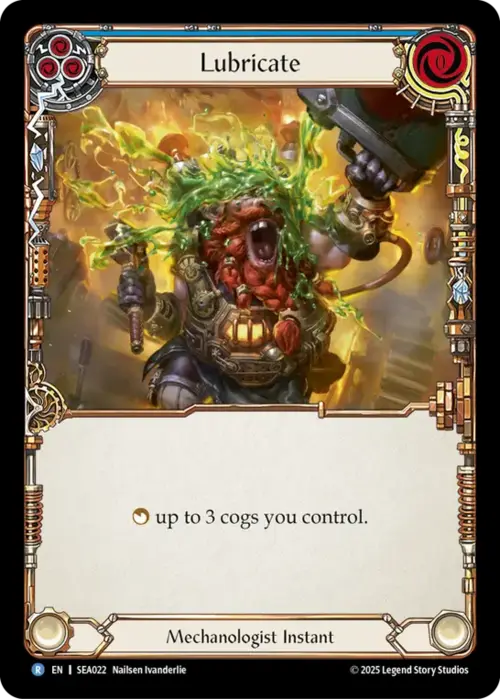 Lubricate Card Front