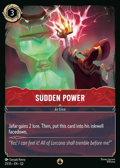 Sudden Power Card Front