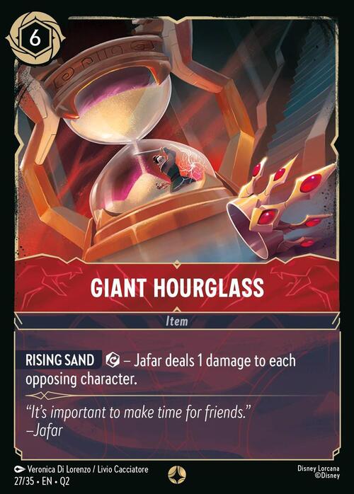 Giant Hourglass Card Front