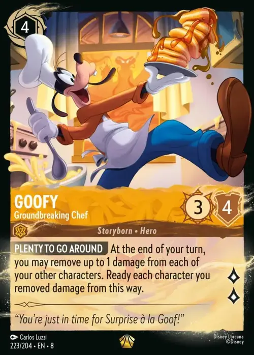 Goofy - Groundbreaking Chef Card Front