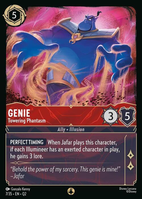 Genie - Towering Phantom Card Front