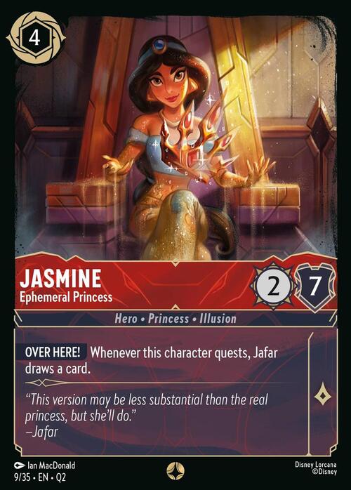 Jasmine - Ephemeral Princess Card Front