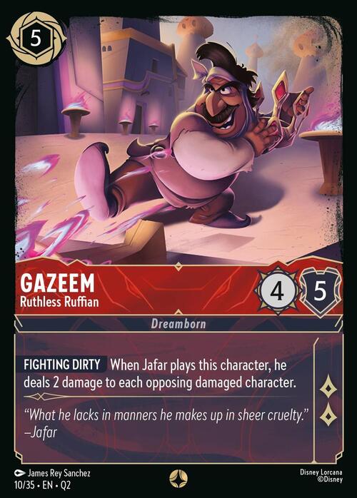 Gazeem - Ruthless Ruffian Card Front