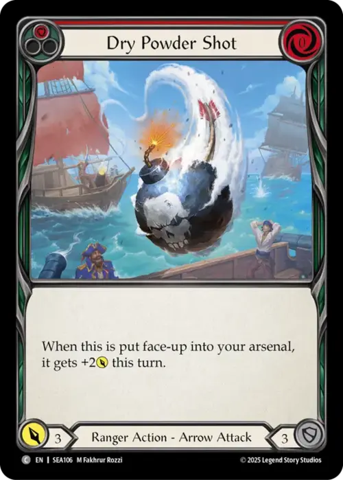 Dry Powder Shot Card Front