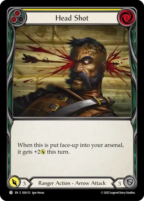 Head Shot - Yellow Card Front