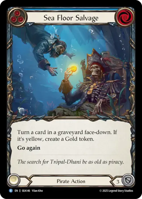 Sea Floor Salvage Card Front