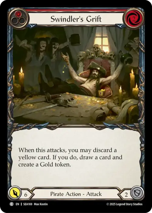 Swindler's Grift - Red Card Front