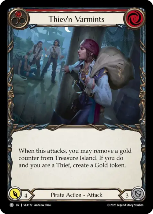 Thiev'n Varmints Card Front