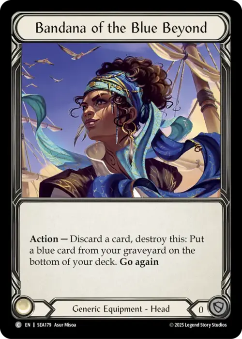 Bandana of the Blue Beyond Card Front