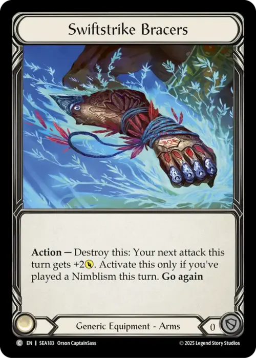 Swiftstrike Bracers Card Front