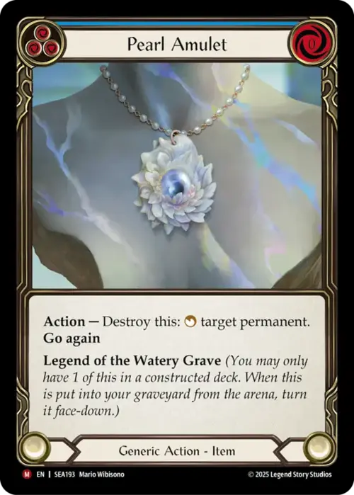 Pearl Amulet Card Front