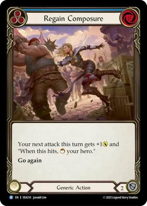 Regain Composure Card Front