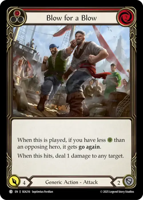 Blow for a Blow Card Front