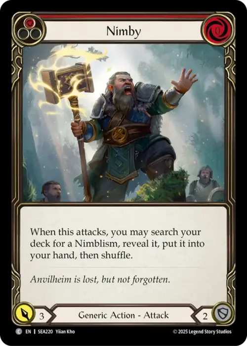 Nimby - Red Card Front