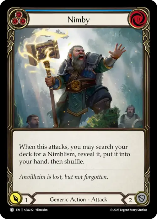 Nimby - Blue Card Front