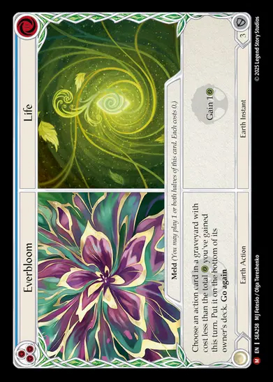 Everbloom // Life　Cold Foil　LGS428 Everbloom // Life High Seas | Flesh and Blood | CardTrader