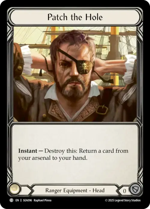 Patch the Hole Card Front