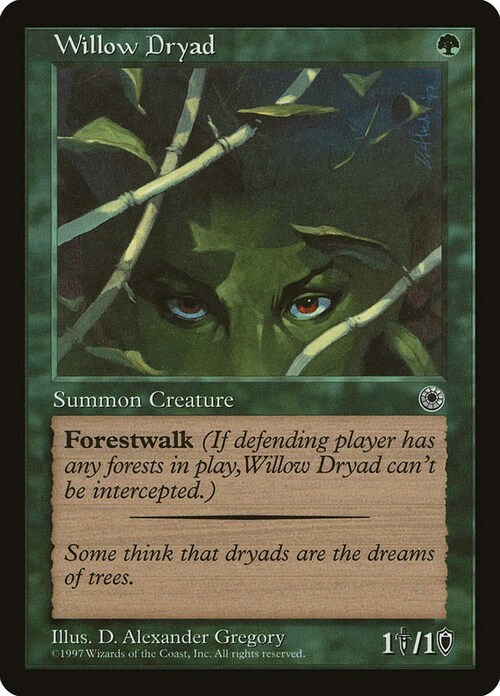 Willow Dryad Card Front