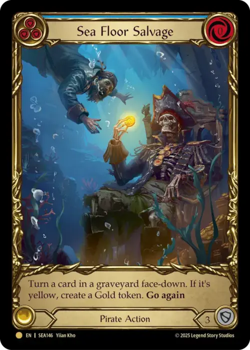 Sea Floor Salvage Card Front