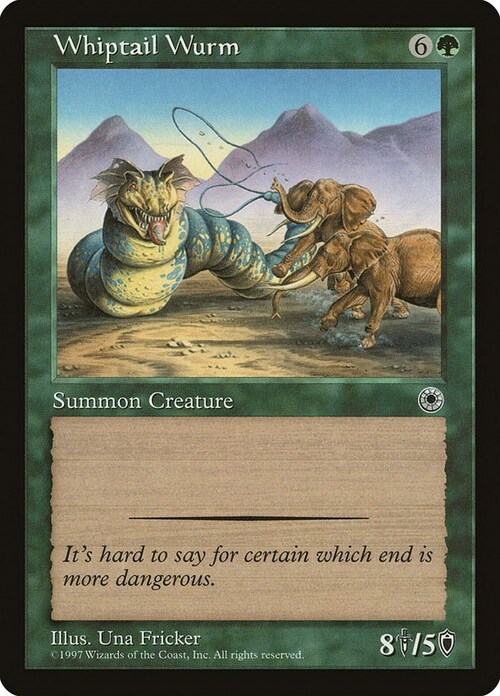 Whiptail Wurm Card Front