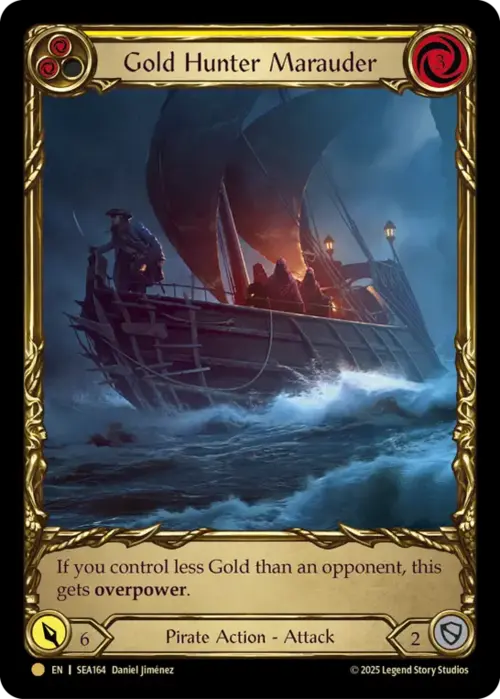 Gold Hunter Marauder Card Front