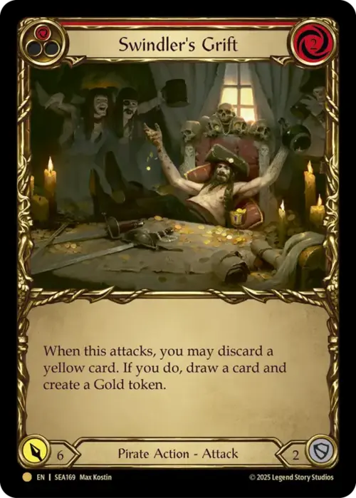 Swindler's Grift - Red Card Front