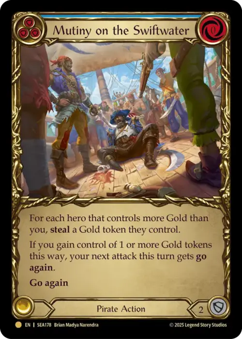Mutiny on the Swiftwater Card Front