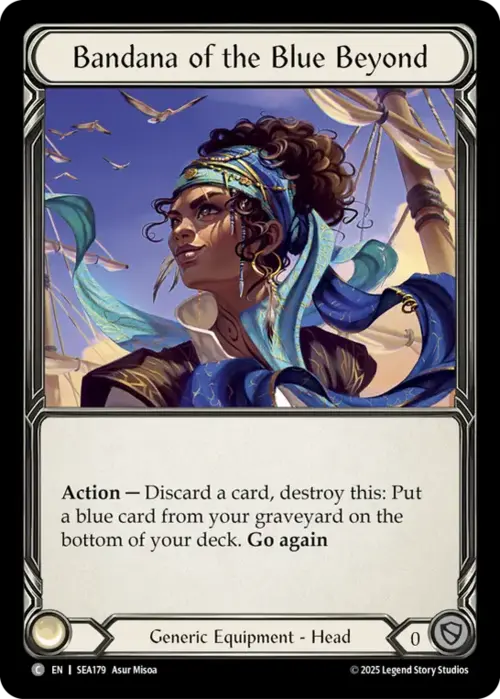 Bandana of the Blue Beyond Card Front