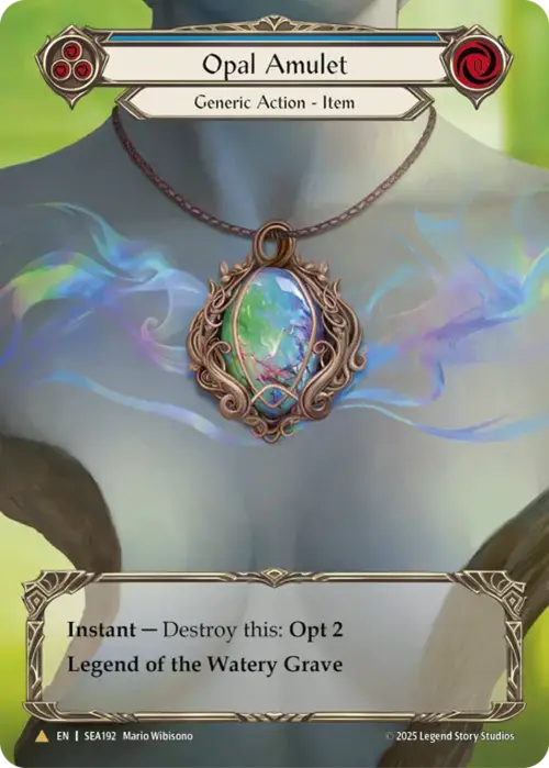 Opal Amulet Card Front